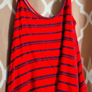 Forever 21 Red Flowy Top